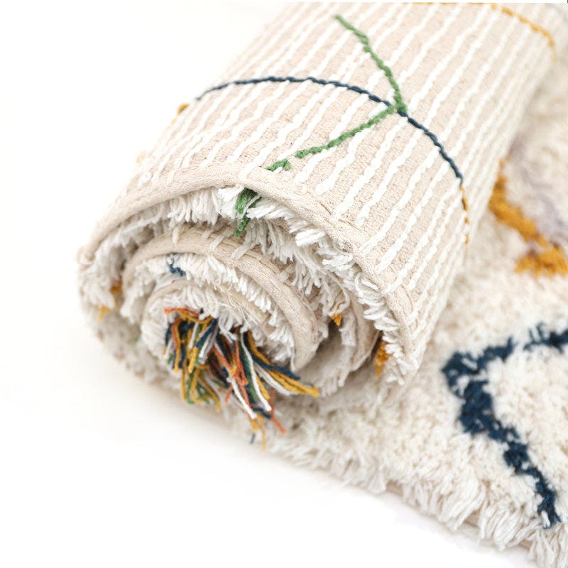Trishna Berber Style Tassel Rectangular Rug