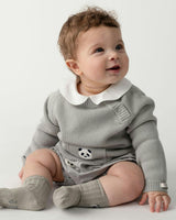 Loeke Sweater | Panda | Silver Grey