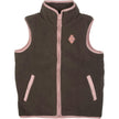 Polar Fleece Vest in Pale Yellow