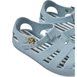 Water-Repellent Fisherman Sandal, Blue