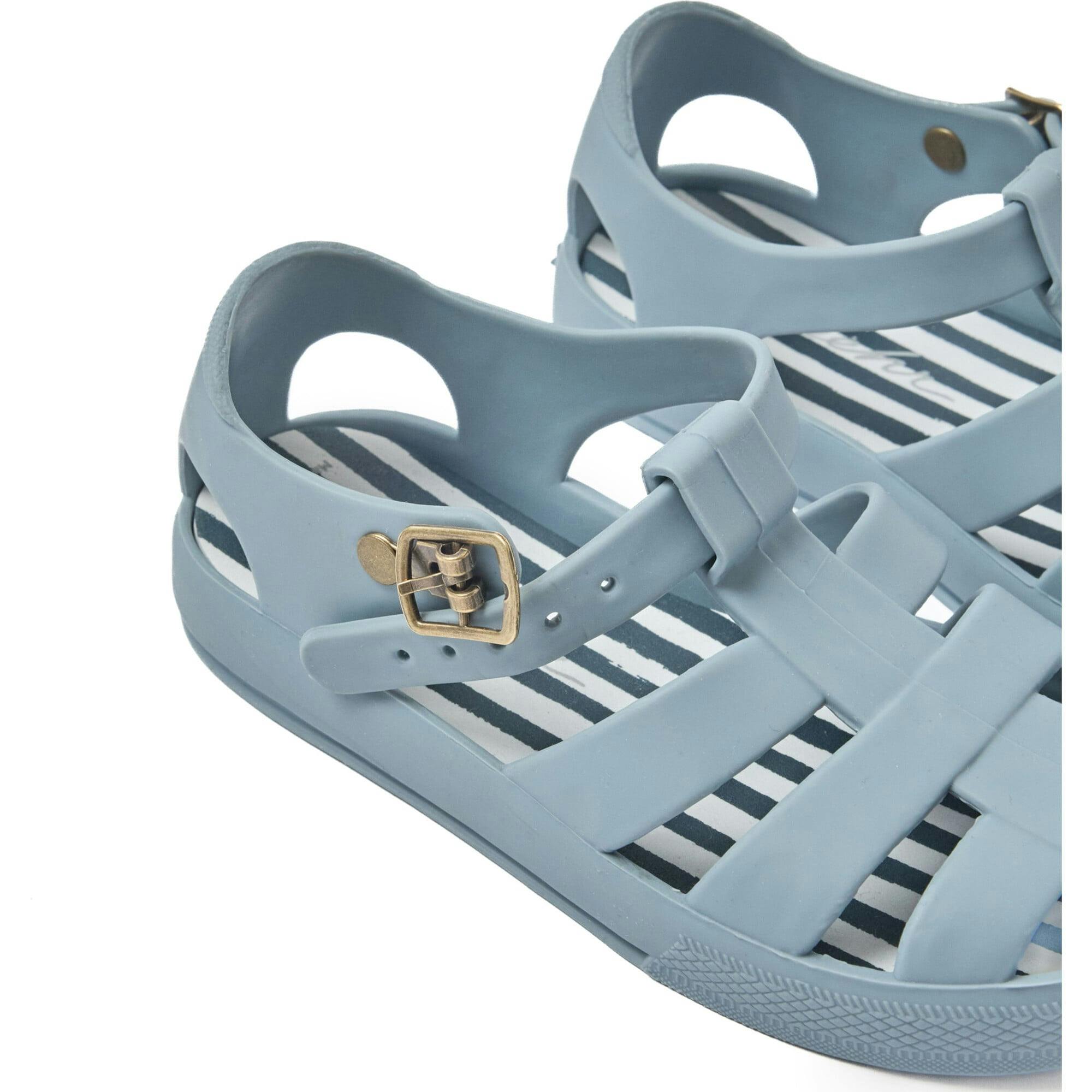 Water-Repellent Fisherman Sandal, Blue