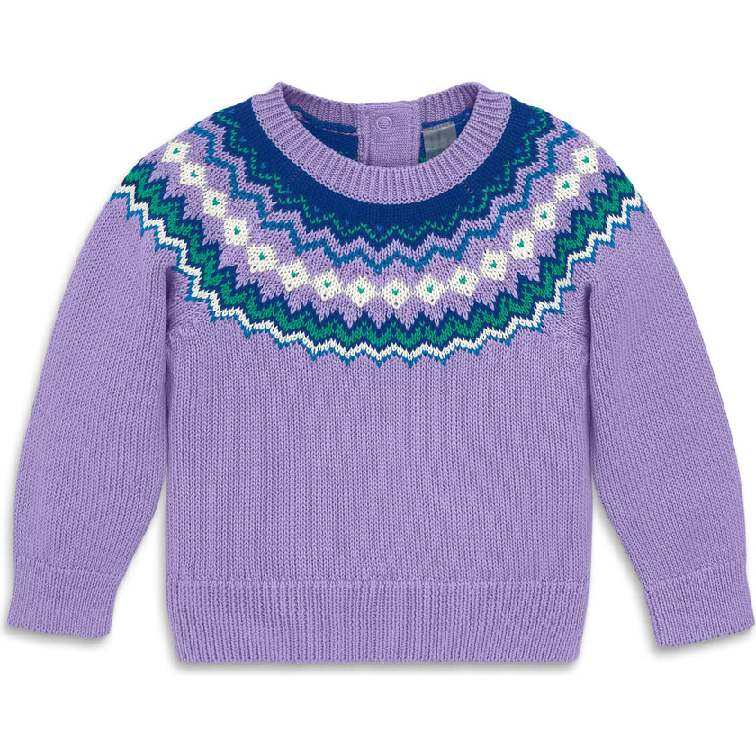 Baby fair isle sweater