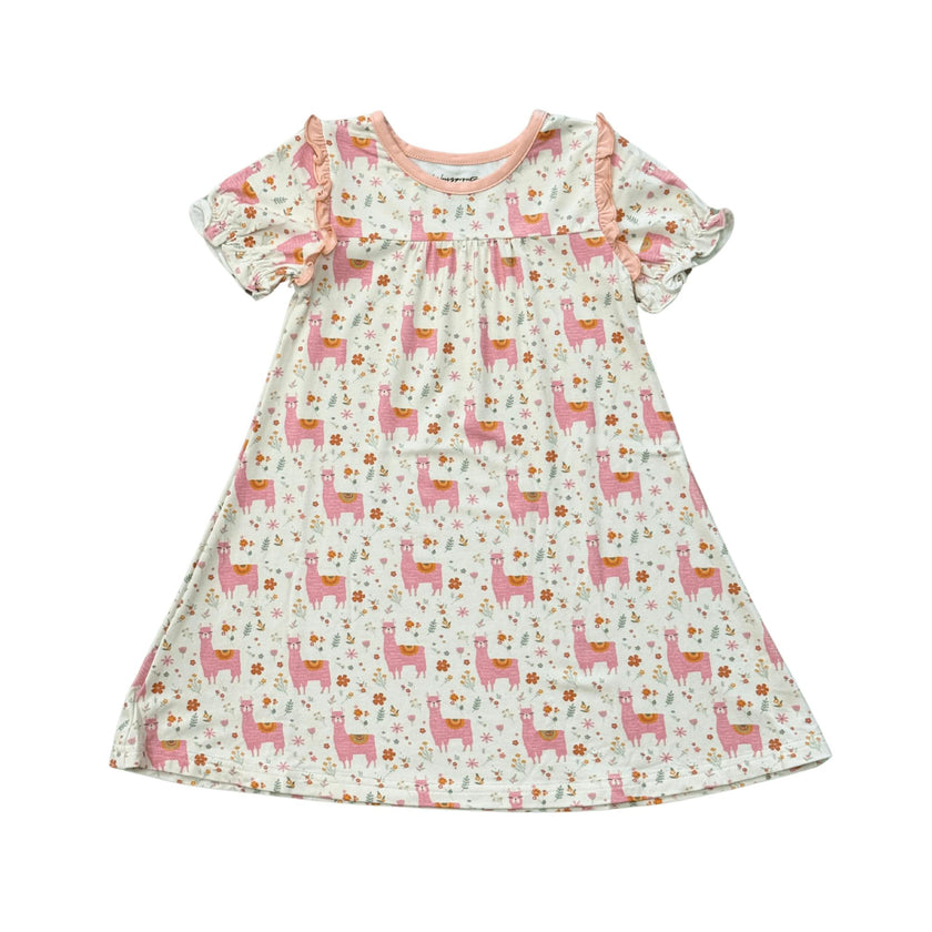 Girls Night Gown in Llamas