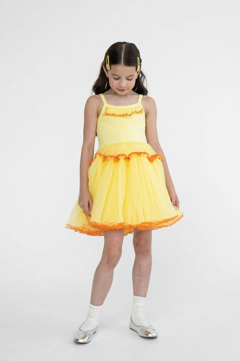 Dolly Yellow Tutu Dress