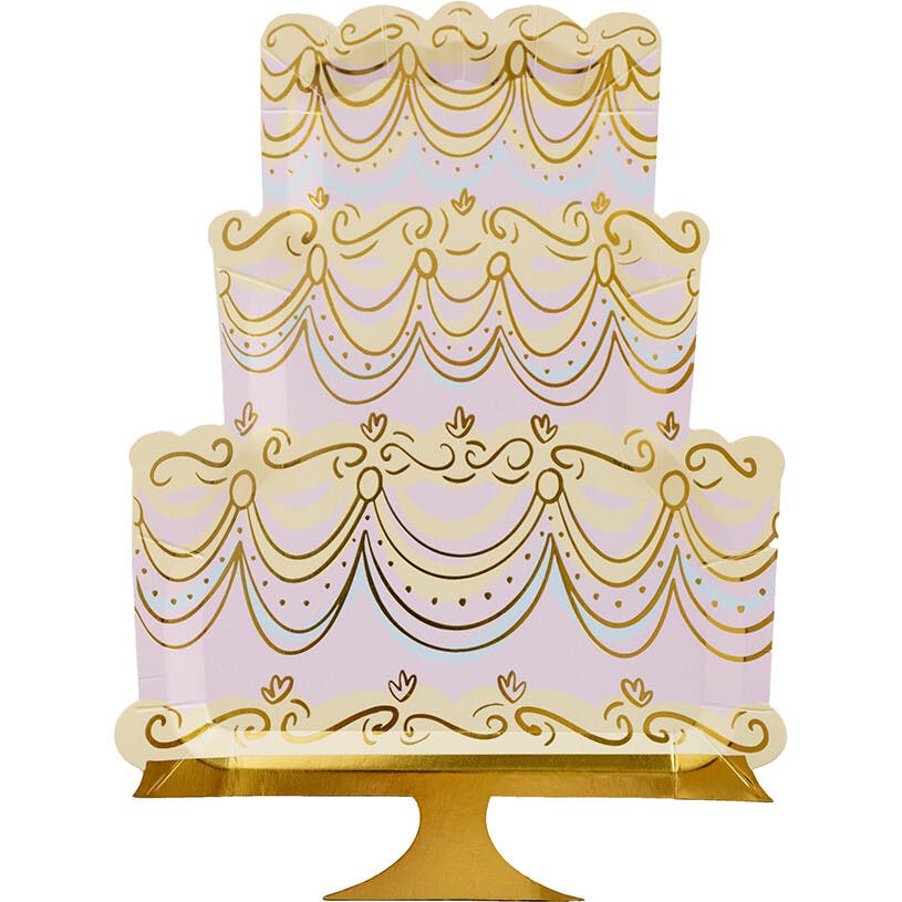 Let Them Eat Cake Large "Cake" Plates