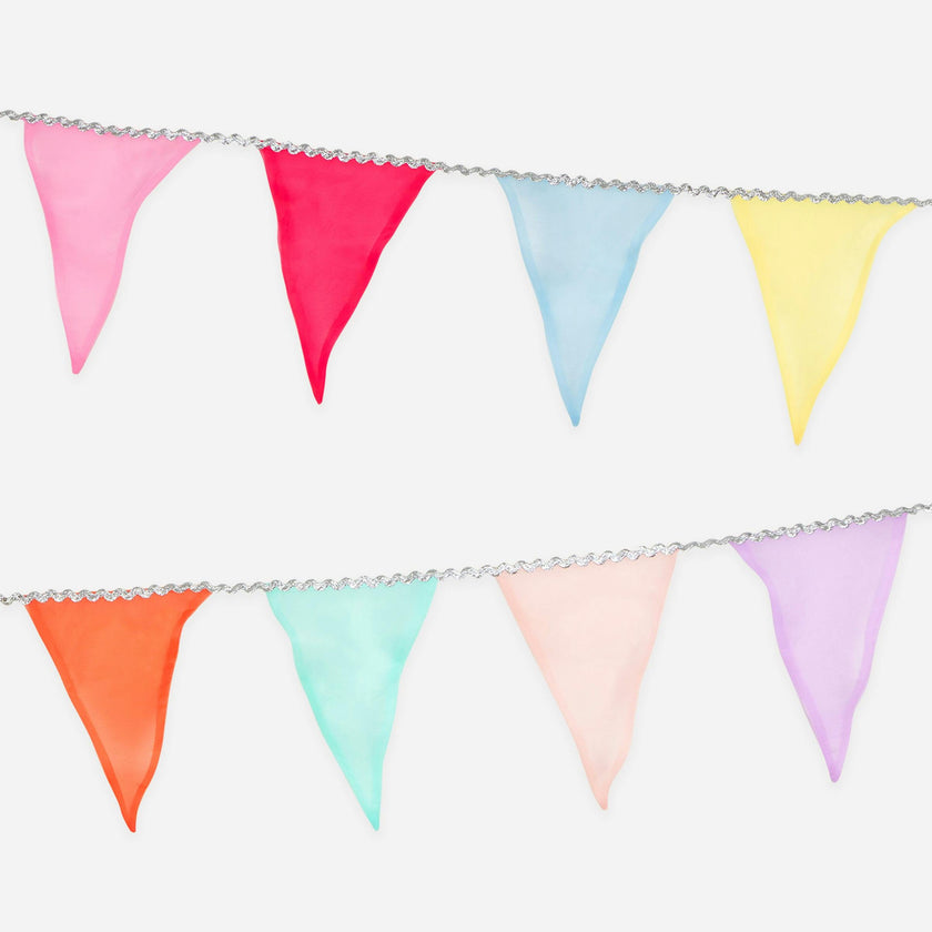 Pastel Rainbow Organza Garland