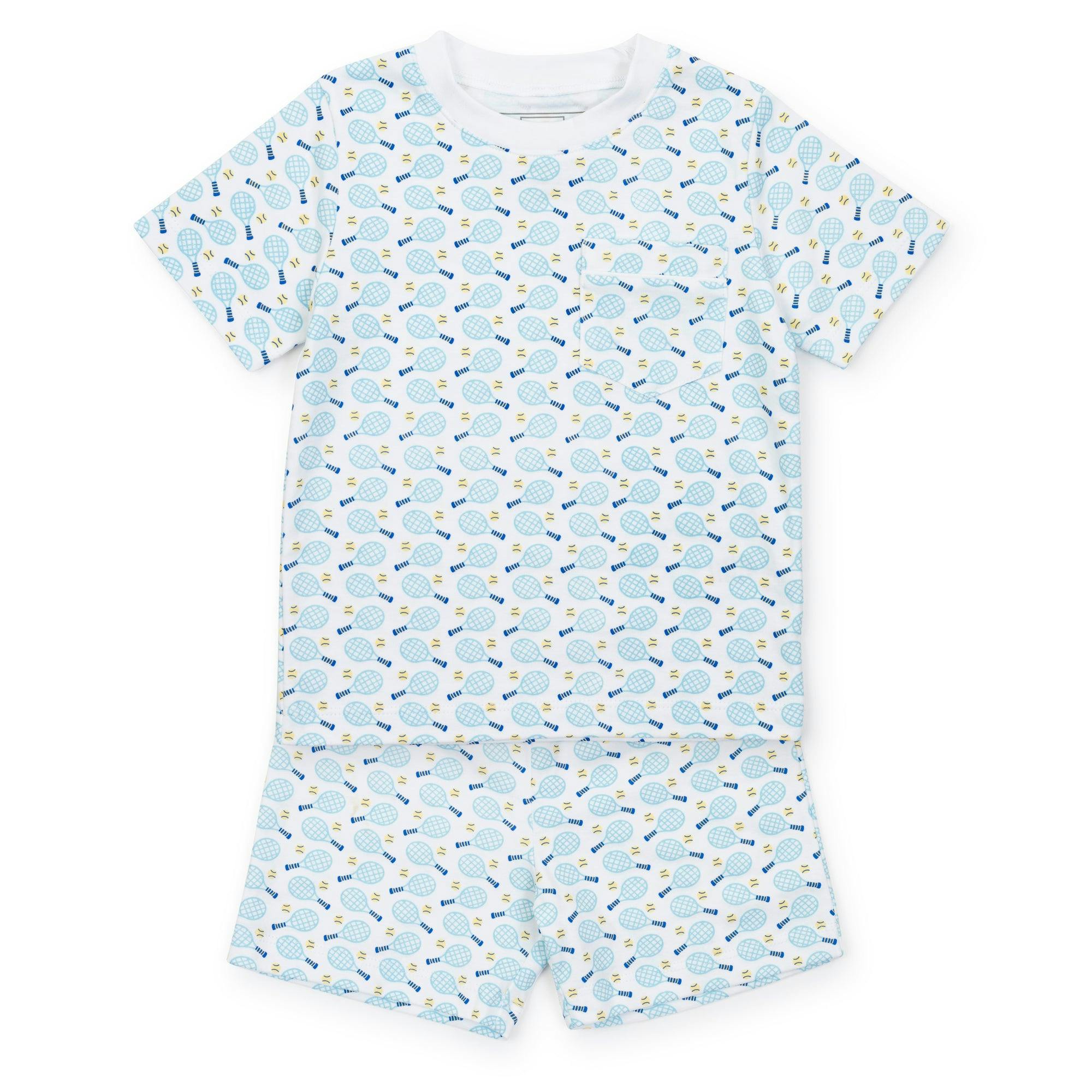 Charles Boys' Short Set - Tennis Match Blue