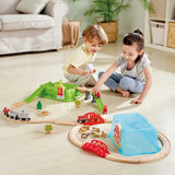 Farmyard Train Bucket Set - Wooden Train Animal Set