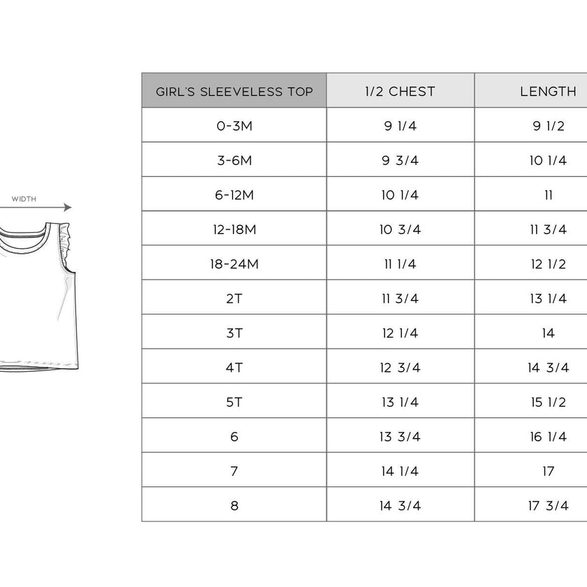 Girl's Sleeveless Top
