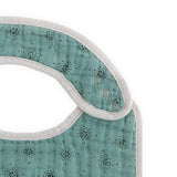 Cotton Muslin Classic Bib 3 Pack - Vintage Floral