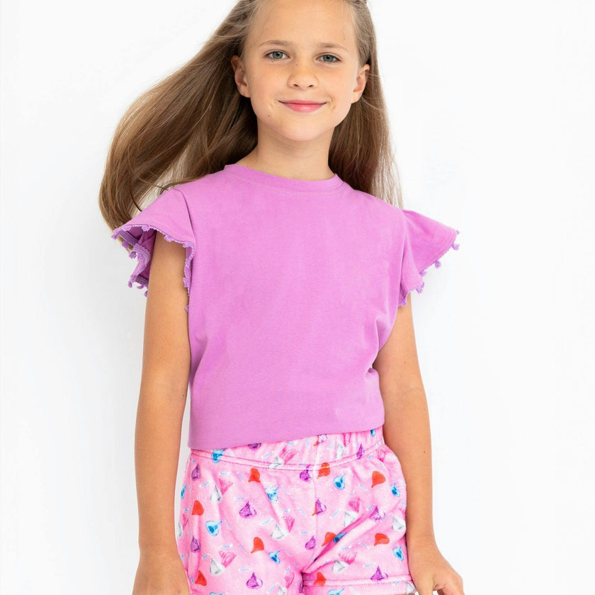 Chocolate Kisses Plush Lounge Shorts