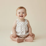 Organic Scalloped Top & Bloomers Set - Lavender