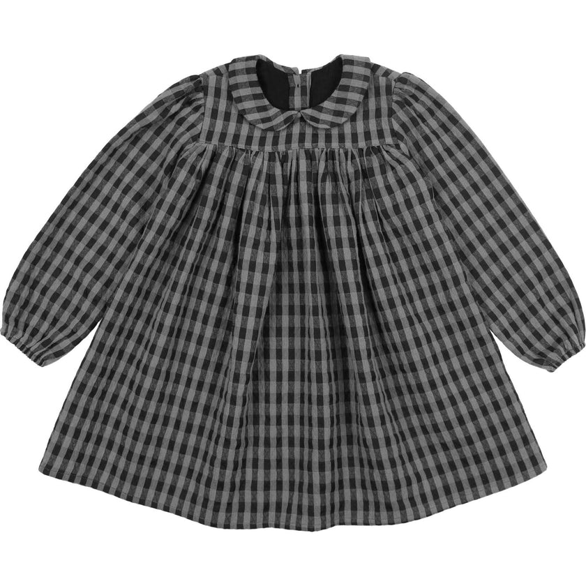Plaid Collar Dress