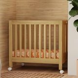 Origami Mini Crib in Honey