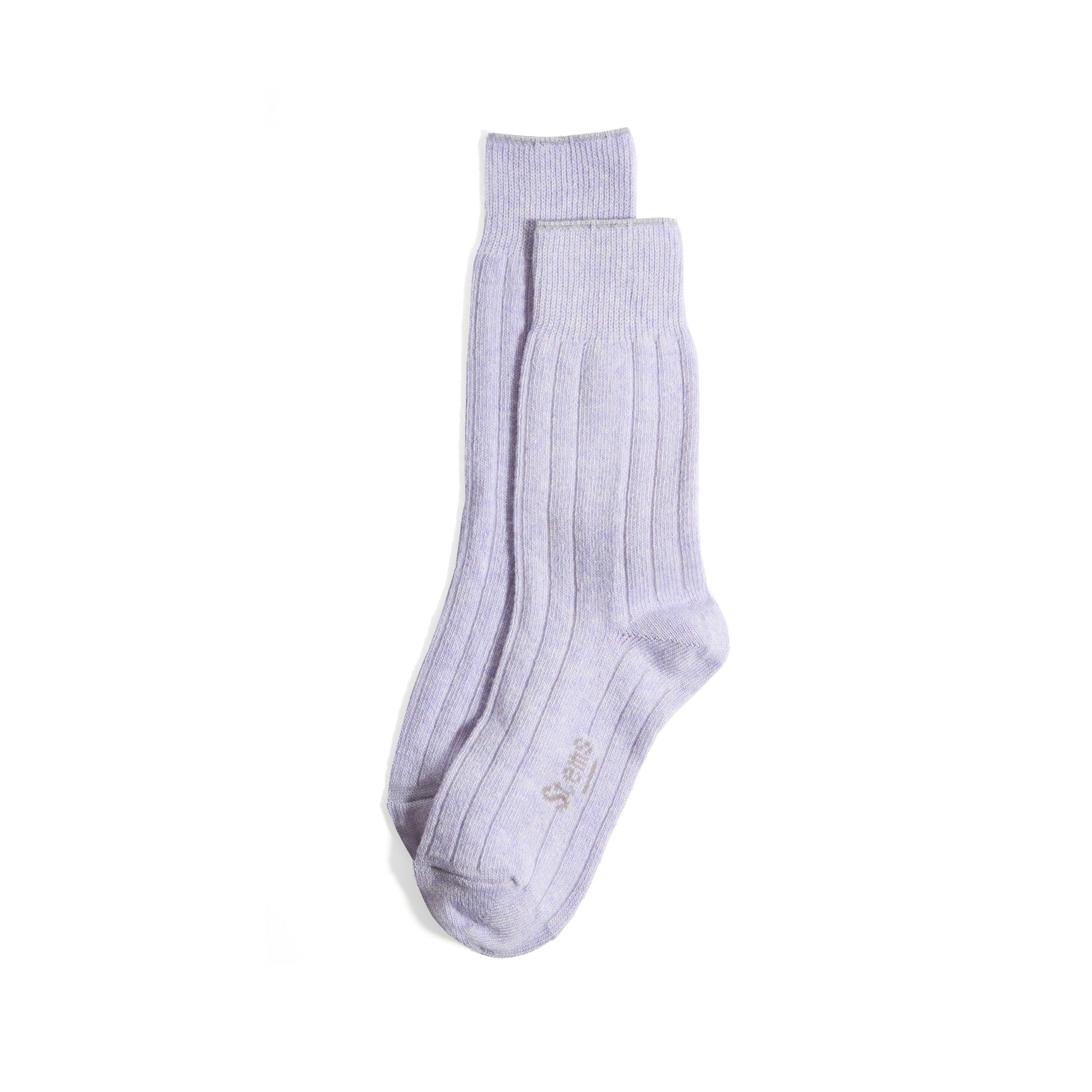 Women's Lux Wool Cashmere Crew Socks