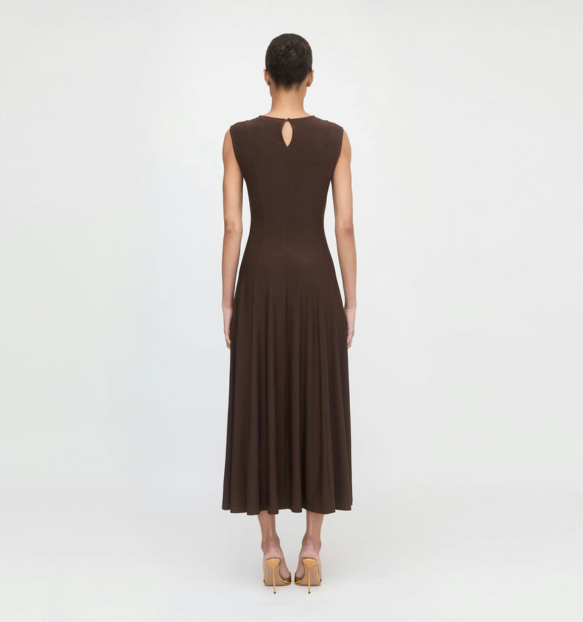 The Mila Dress - Chocolate Jersey