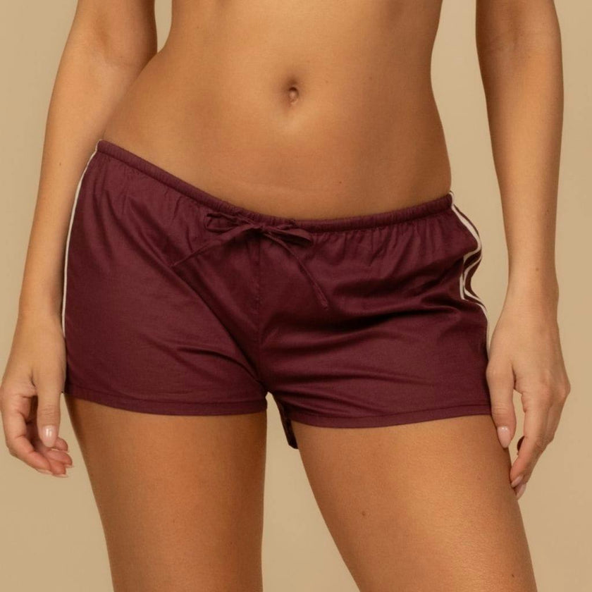 Sporty Low-Rise Drawstring Short