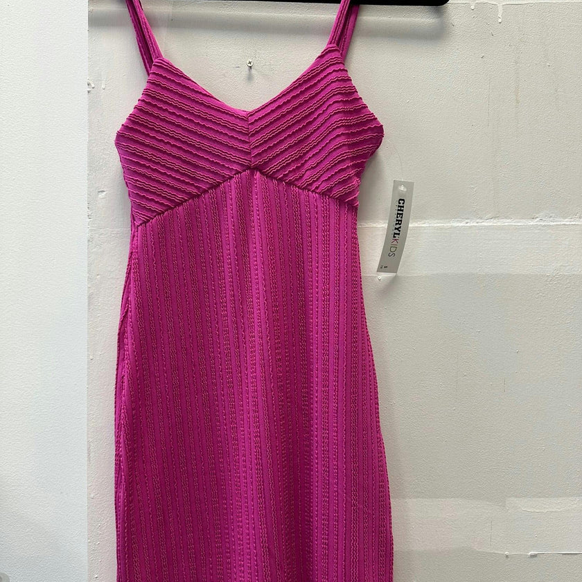 Girls Rib Bandage Dress