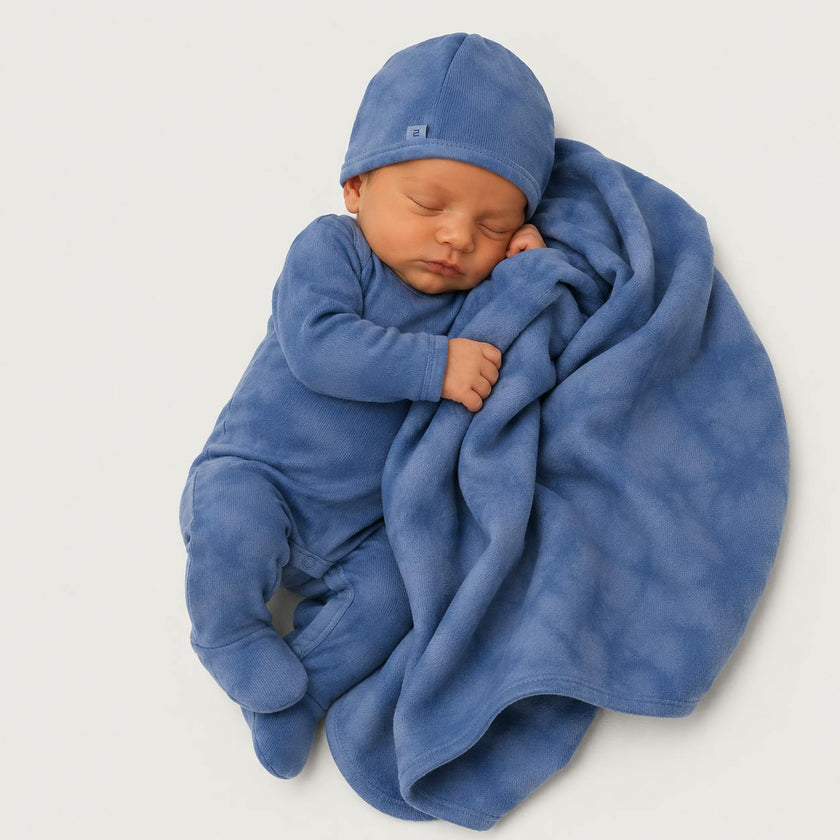 Marble Brushed Hacci Newborn Essentials Set