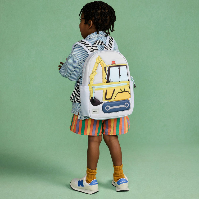 Kane Mini Backpack, Construction Truck