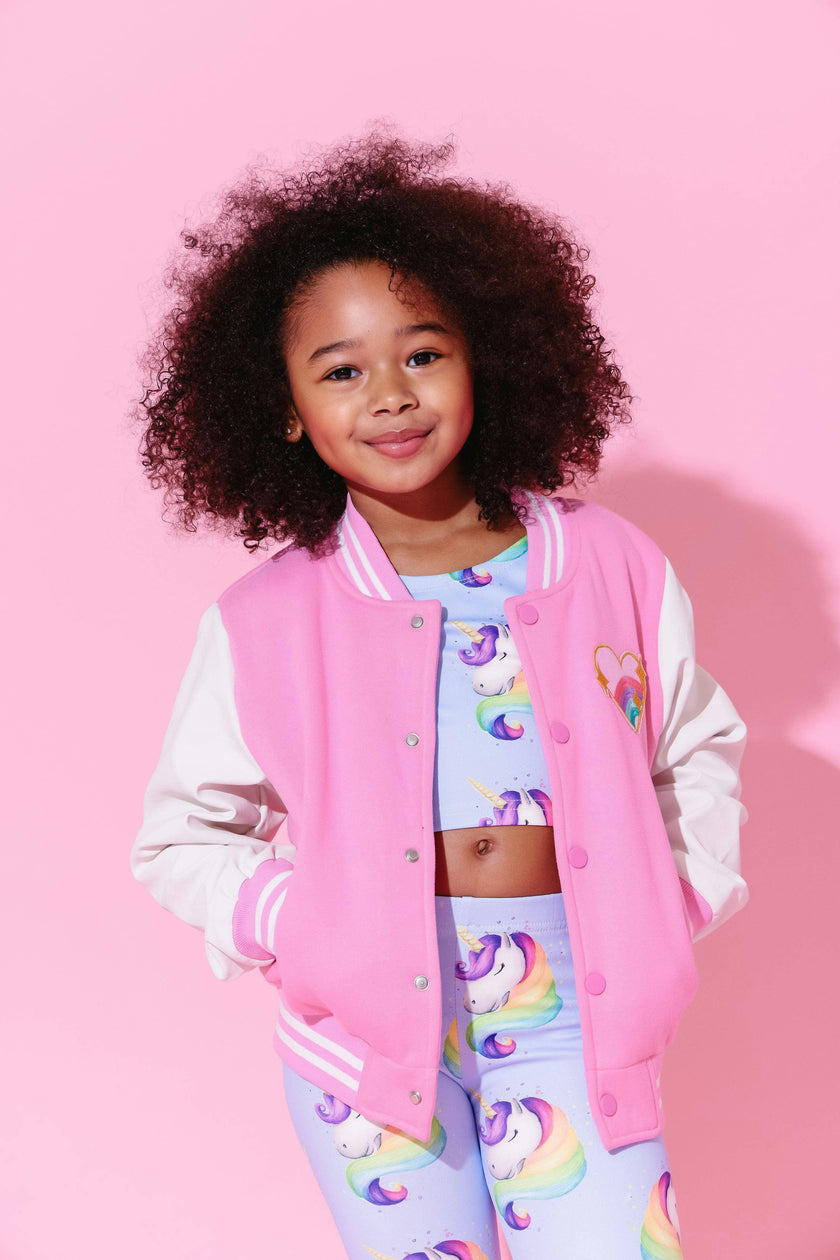 Good Vibes Varsity Bomber Jacket