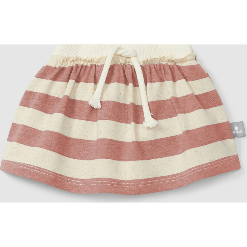 Stripe Pull On Skort
