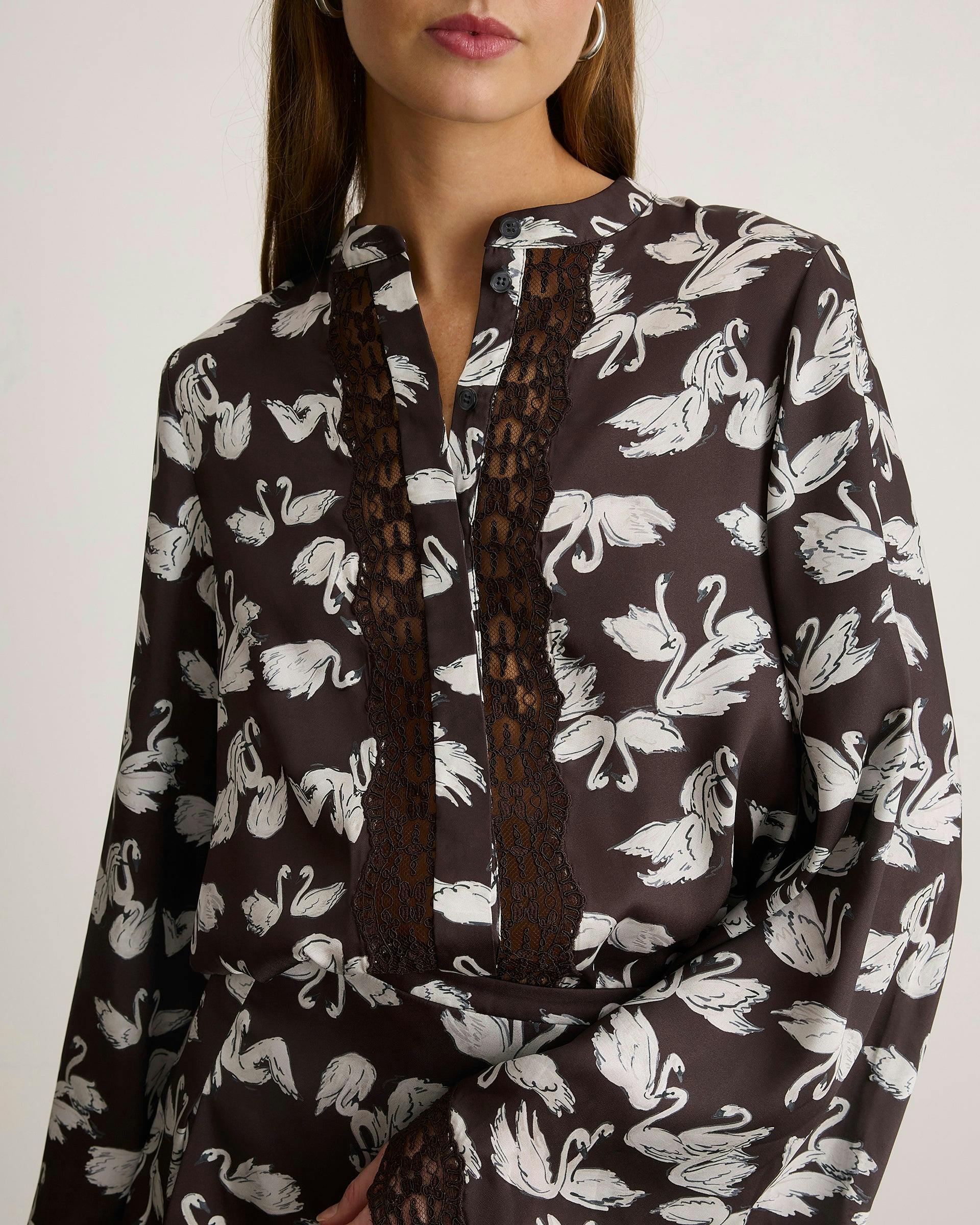 Brielle Top, Dark Fig