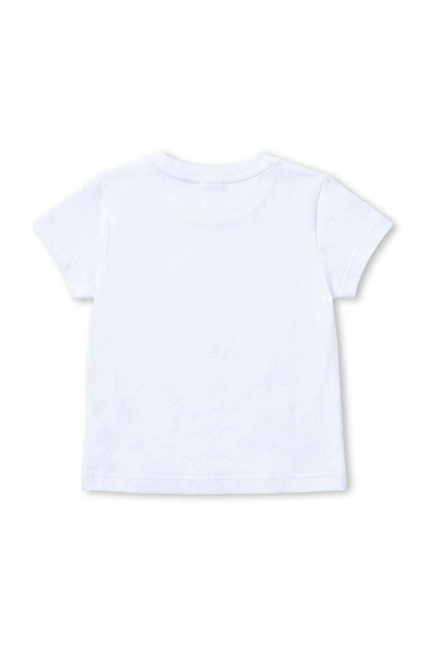 Love Embroidery Detail Short Sleeve T-Shirt