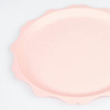 Pink Decorative Edge Compostable Side Plates