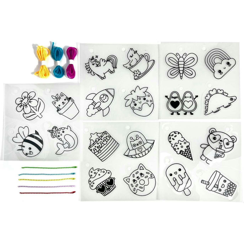 Shrink-its! DIY Shrink Art Kit - Cute Crew - 20 Charms