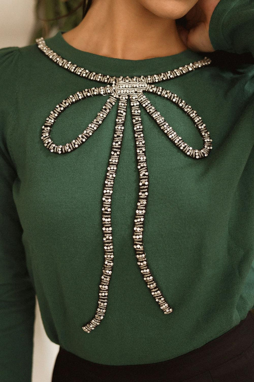 Rhodes Sweater in Emerald