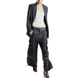 Pinstripe Blazer
