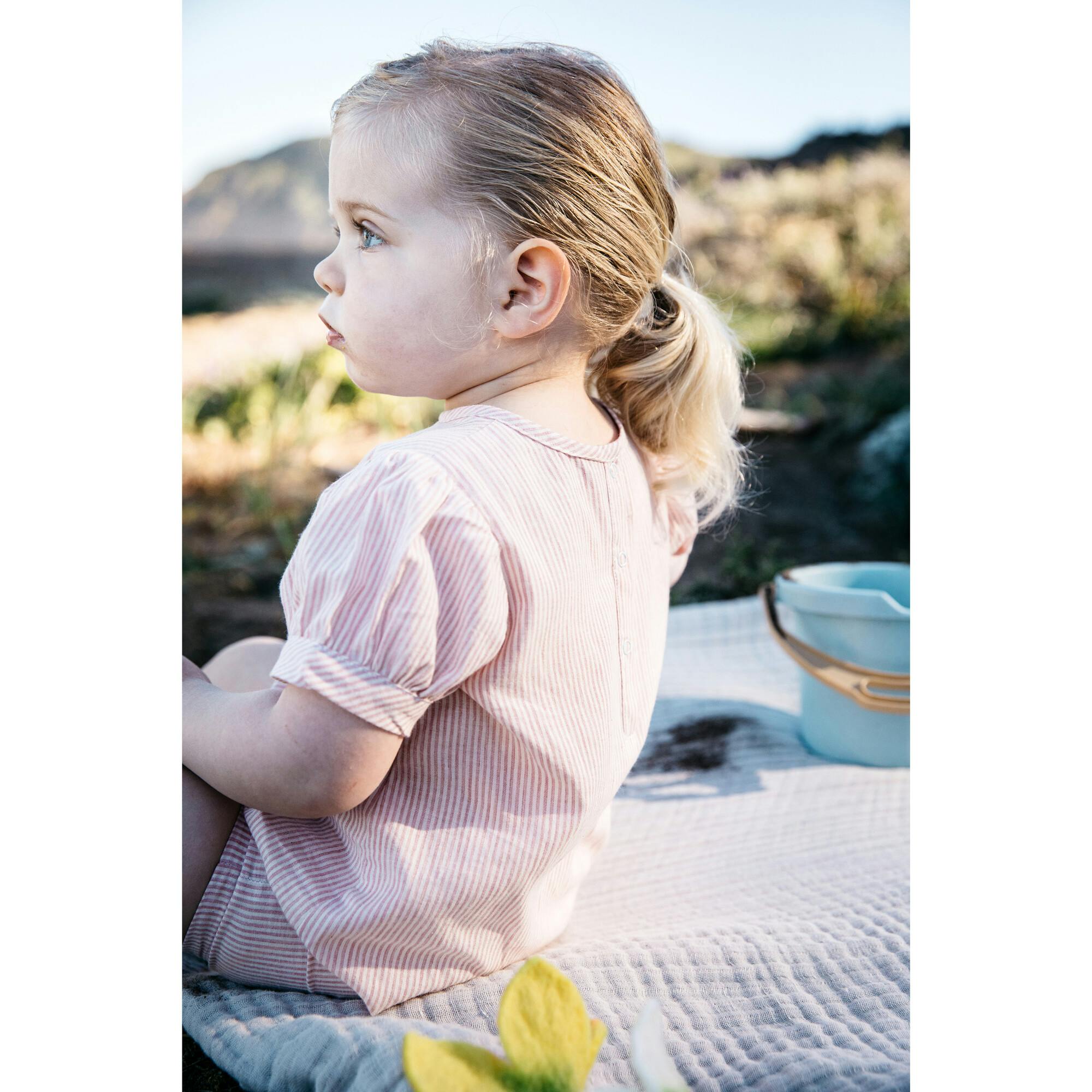 Organic Cotton Bubble Romper