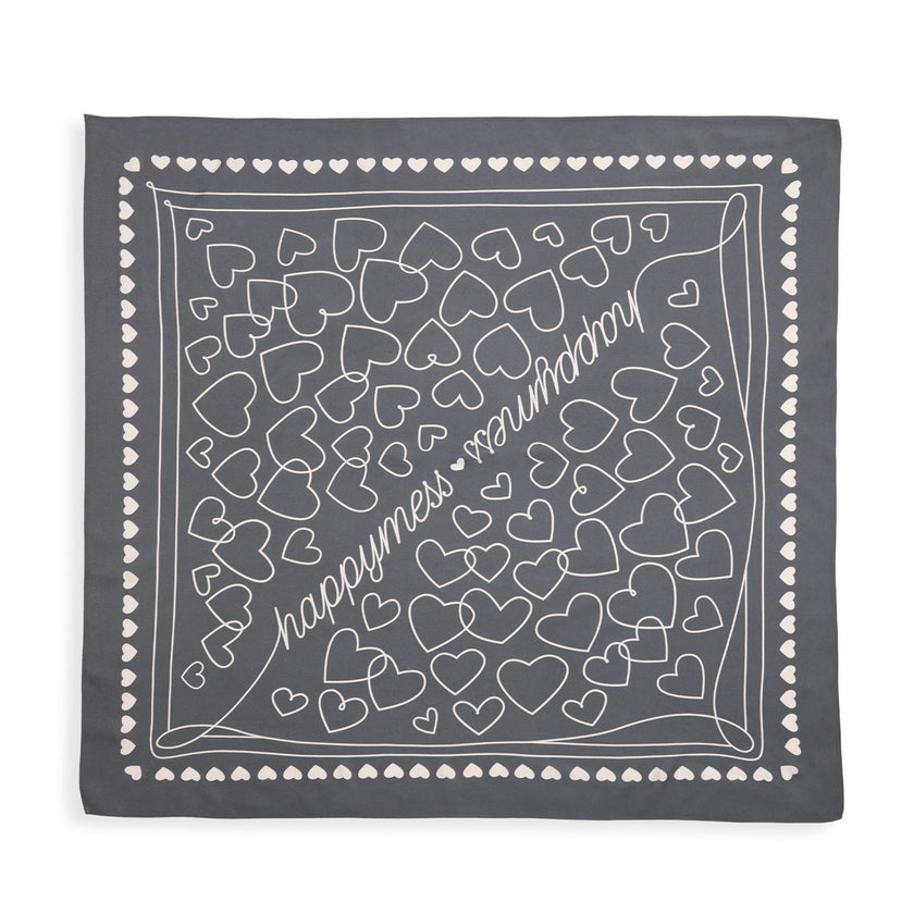 bandana - stone hearts