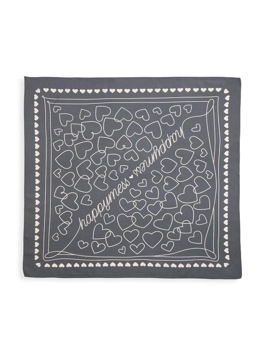 bandana - stone hearts