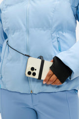 Georgie Puffer Jacket Forget Me Not