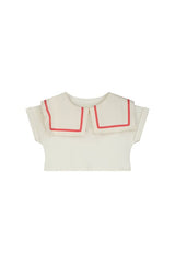 Odissey Crop Sweatshirt Cream