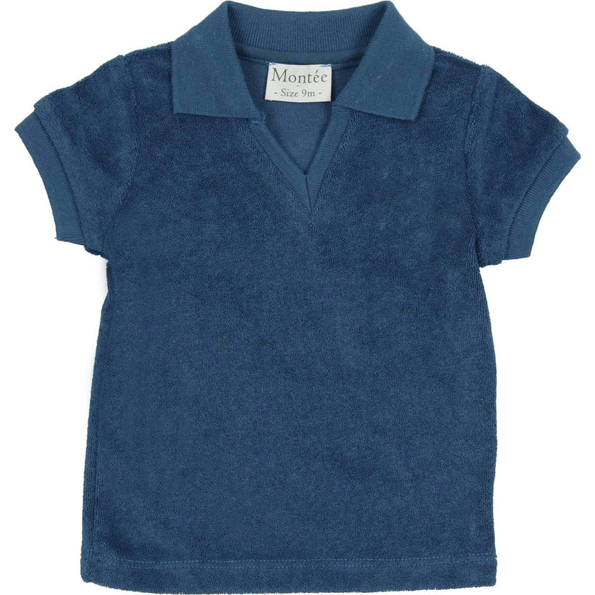V-Neck Short Sleeve Polo Shirt