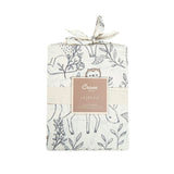 Ezra Woodland Animal Cotton Fitted Crib Sheet