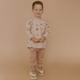 Organic Tee & Foldover Pants Set