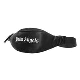 Unisex Black Logo-Print Shoulder Bag