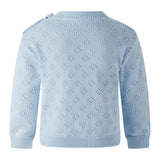 Blue Pointelle Sweater & Legging Set