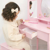 Fantasy Fields by Teamson Kids - Little Lady Alessandra Medium Corner Play Vanity