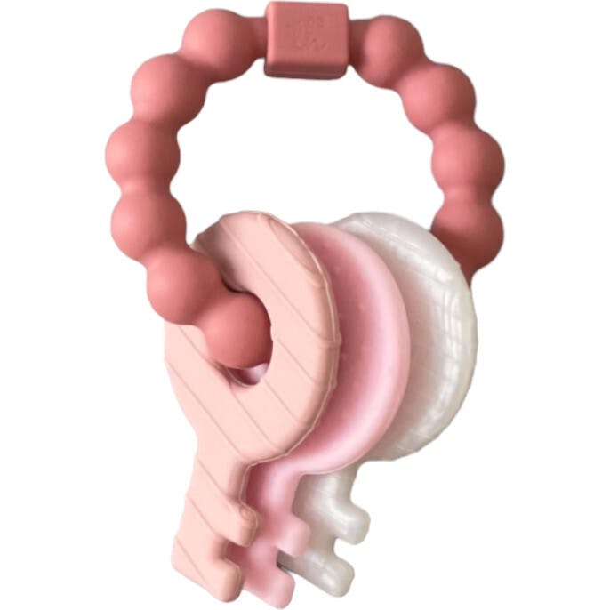 Silicone Key Teething Rattle