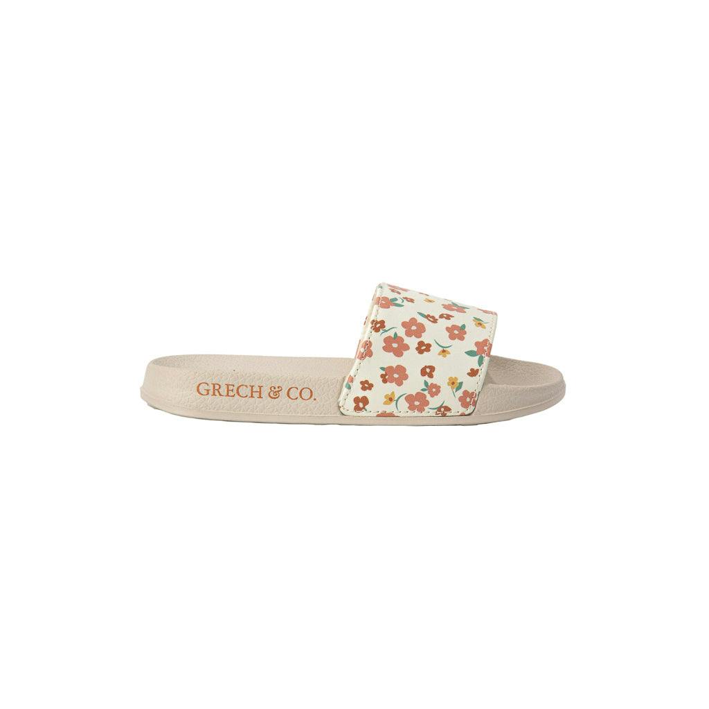 Slide Sandal | Patterns - Sunset Meadow