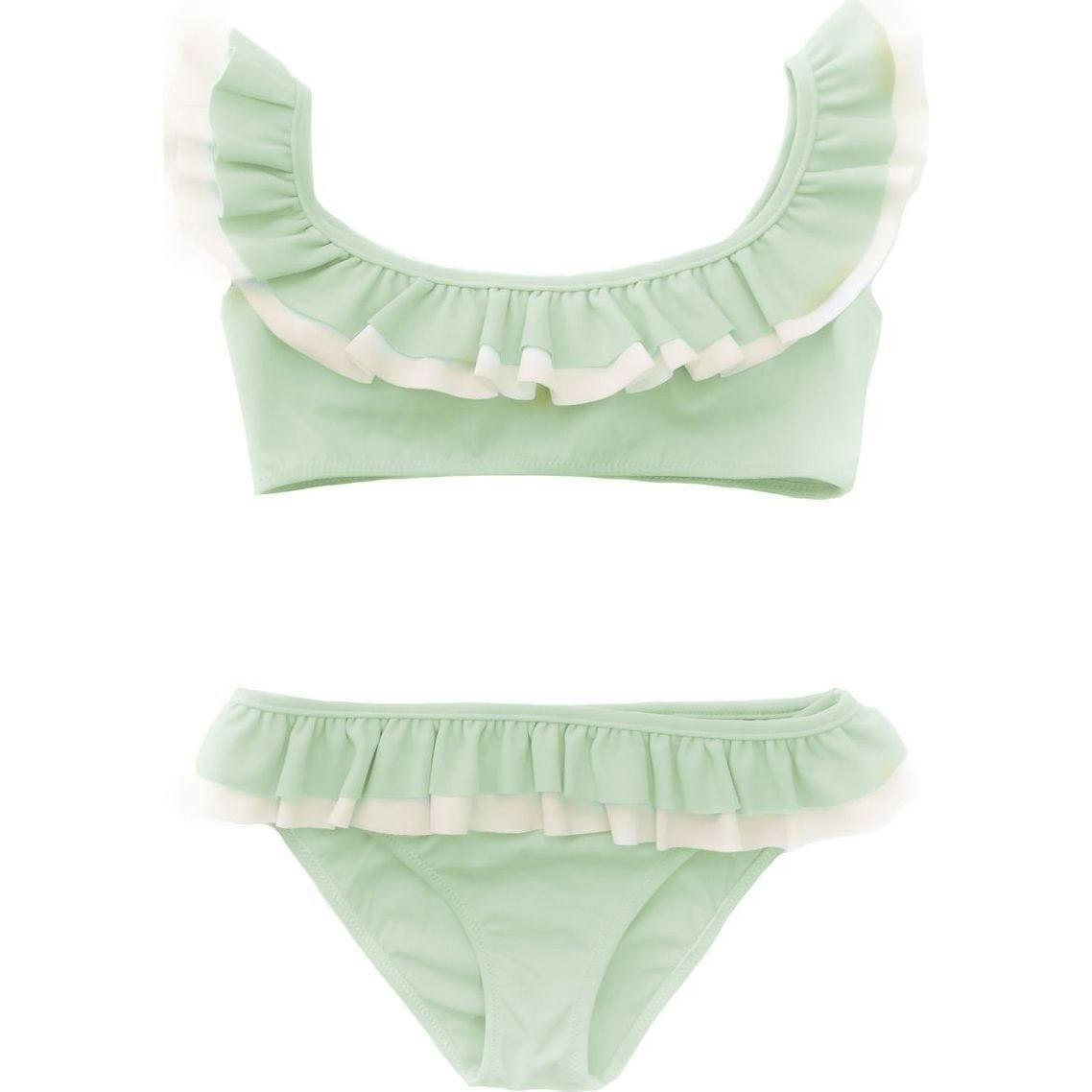 Kate Bikini - mint and ivory