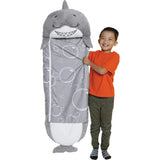 Happy Nappers: Pillow & Sleepy Sack: Med - Grey Shark