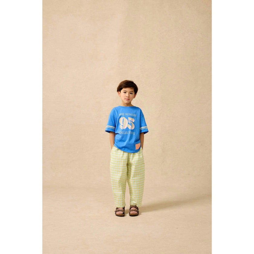 Organic Weekend Tee in Sonic Blue