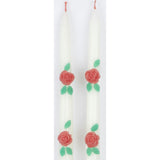 Rose Taper Candles