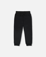 French Terry Sweatpants With Cross Seams